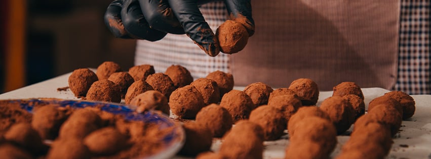 Cioccolatini fondenti: i tartufi