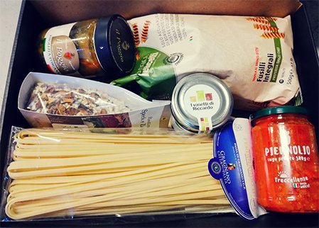 Eerste gerecht Made in Italy