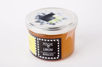 Composta Pesche e Limoni al profumo di Basilico 250g