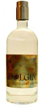 Dol Gin Dolomites etichetta a mano