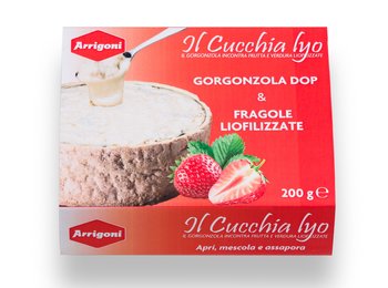 Gorgonzola DOP e Fragole Liofilizzate linea Il Cucchia LYO 200g