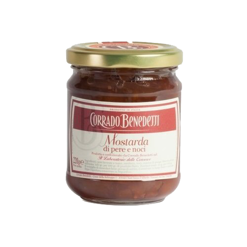 Mostarda di pere e noci 220g - Corrado Benedetti