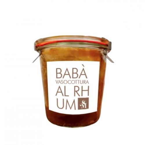 Babà in vasocottura al Rum Jamaicano 600g - La Delizia Pasticceria Artigianale