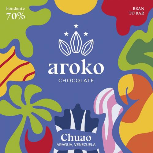 Tavoletta cioccolato fondente Chuao 70% - Aroko Chocolate
