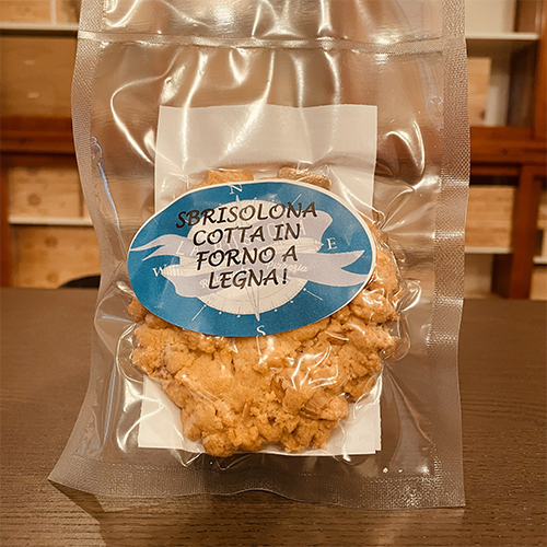 Sbrisolona artigianale mini cotta in forno a legna - La Bussola